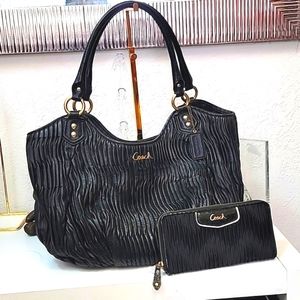 COACH Pleated Bag - wallet sold separately